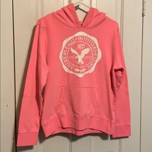 American eagle graphic hoodie with pocket